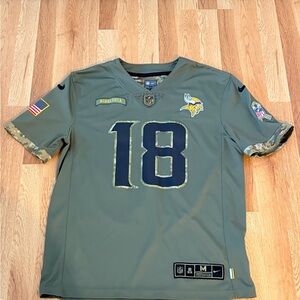 🔥 Nike Minn Vikings Justin Jefferson Salute To Service Limited Jersey  - Medium